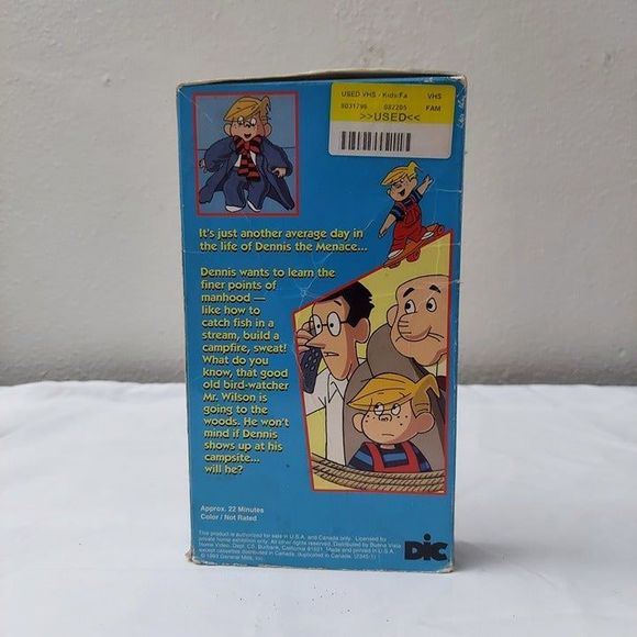 The New Dennis The Menace Animated Series Cartoon It's A Guy Thing VHS 1993 DIC - Picture 3 of 6